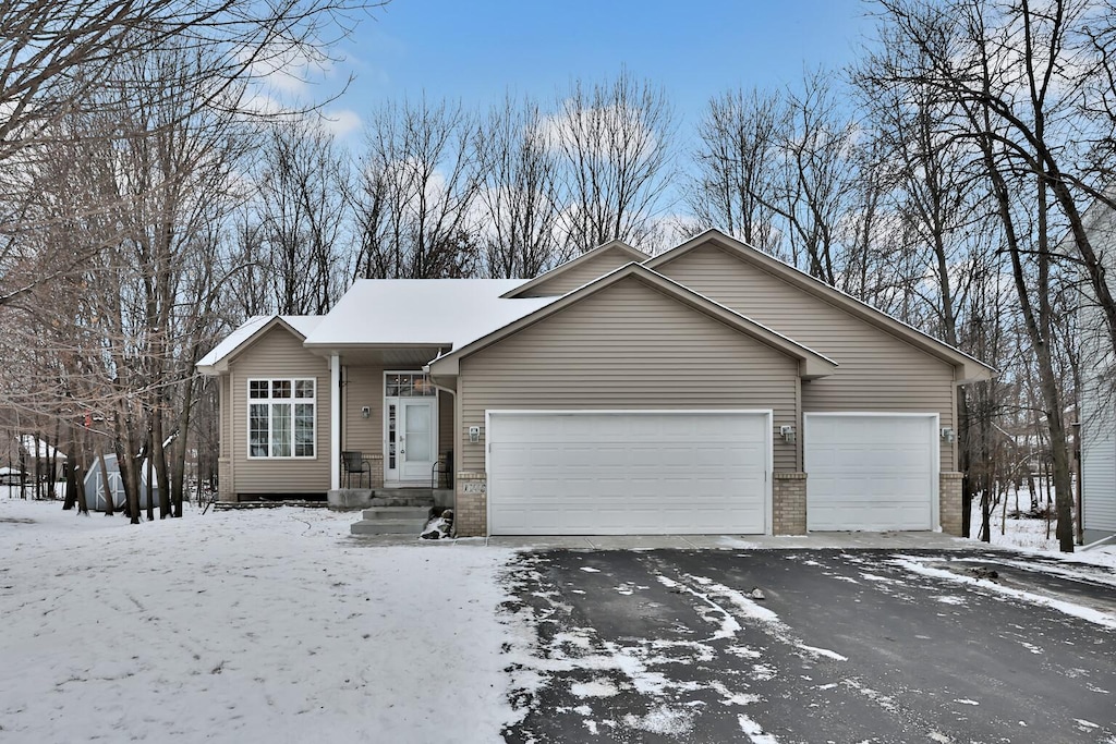 ranch-style house with a garage