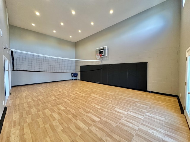 view of basketball court