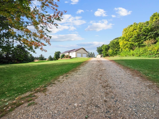 view of road