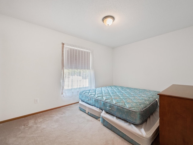 bedroom with carpet floors