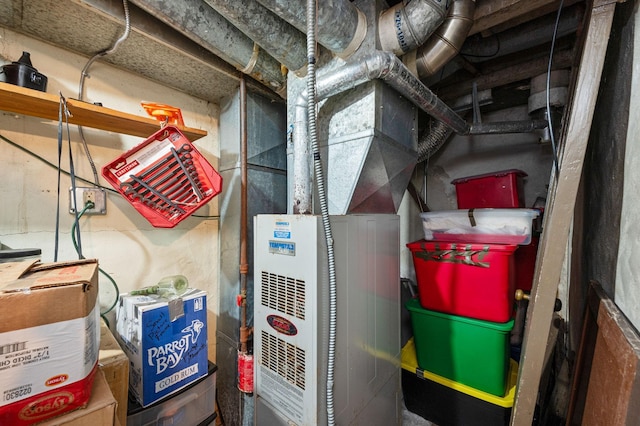 view of utility room