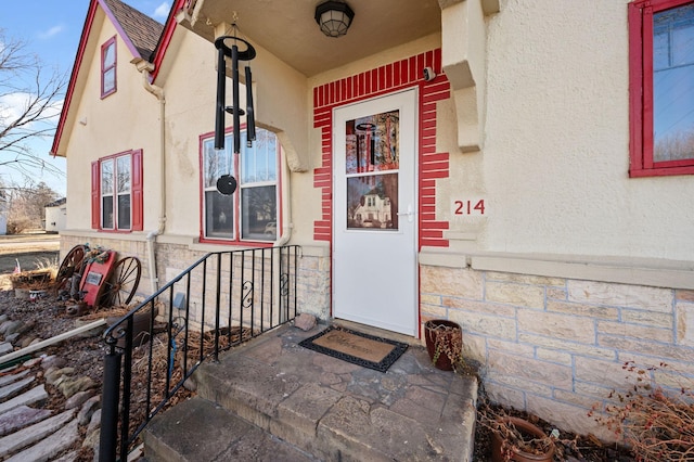 view of entrance to property