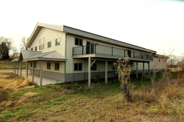 back of house featuring a patio area