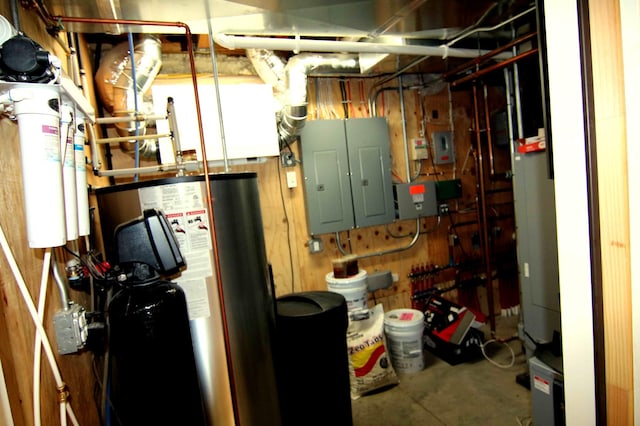 utility room featuring electric panel