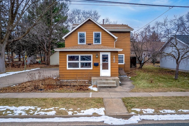 view of front of home