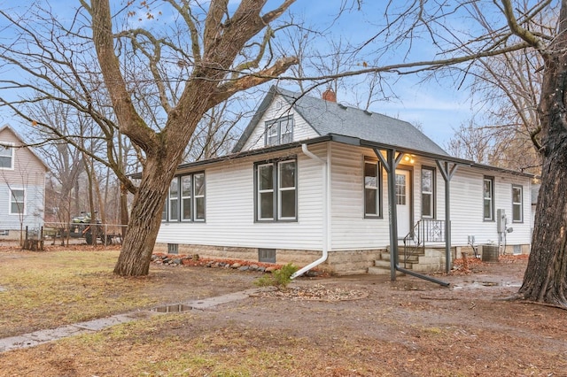 view of front of property