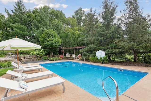 view of swimming pool