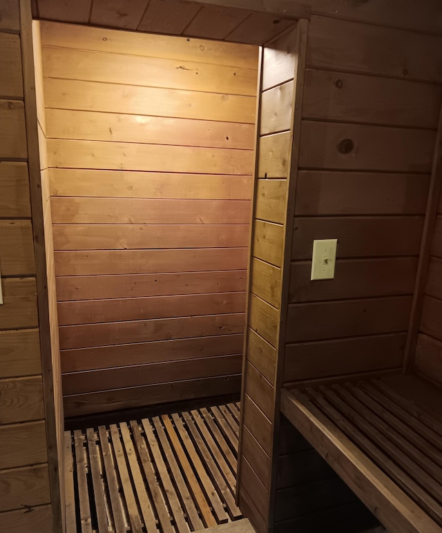 view of sauna / steam room