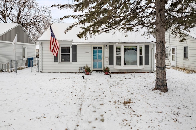 view of bungalow-style house