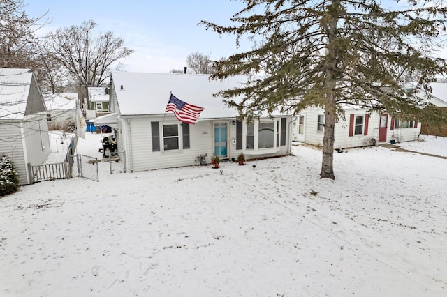 view of bungalow