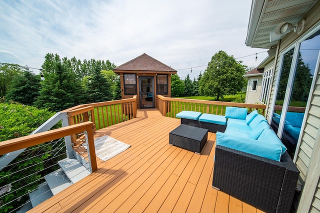 62539 185th Ave, Dodge Center, MN 55927 - deck featuring outdoor lounge area
