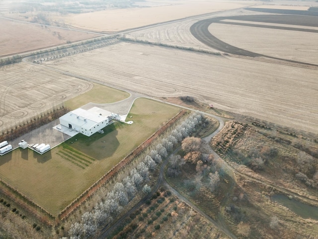 drone / aerial view featuring a rural view