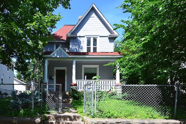 view of front of property