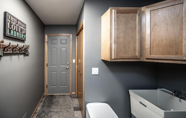 laundry area with sink