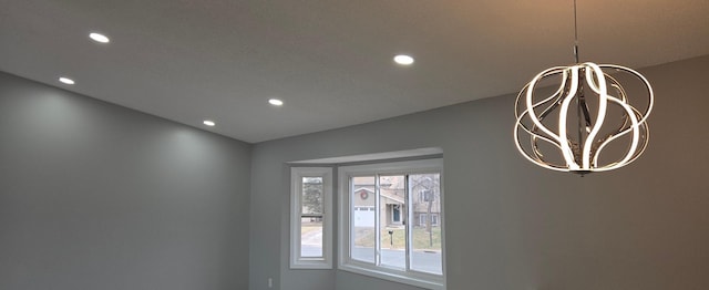 interior details featuring recessed lighting