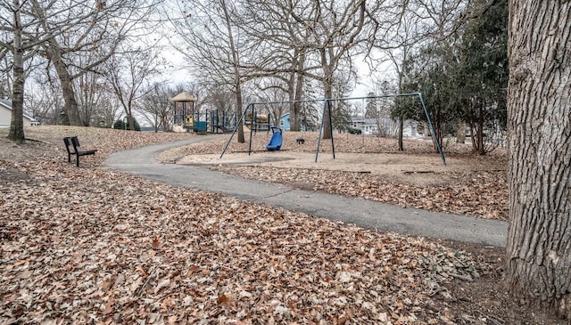 view of jungle gym