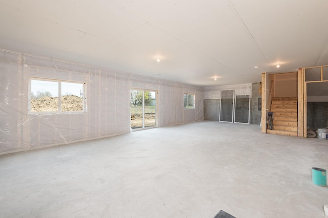 view of unfurnished living room