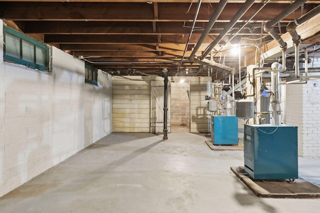 view of basement