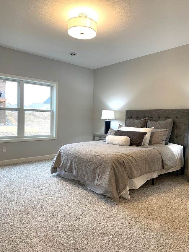 bedroom featuring carpet floors