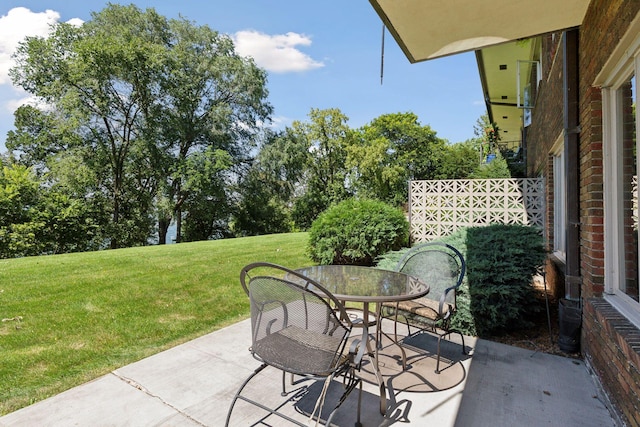 view of patio