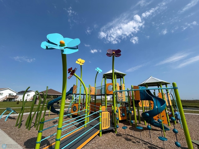 view of jungle gym