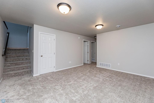 basement featuring carpet