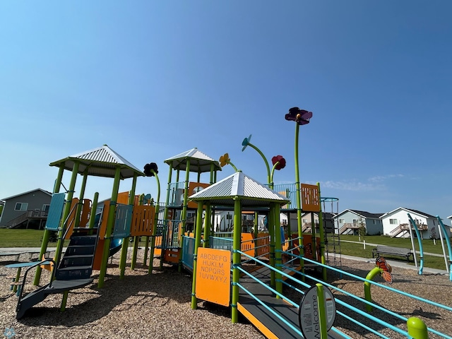 view of jungle gym