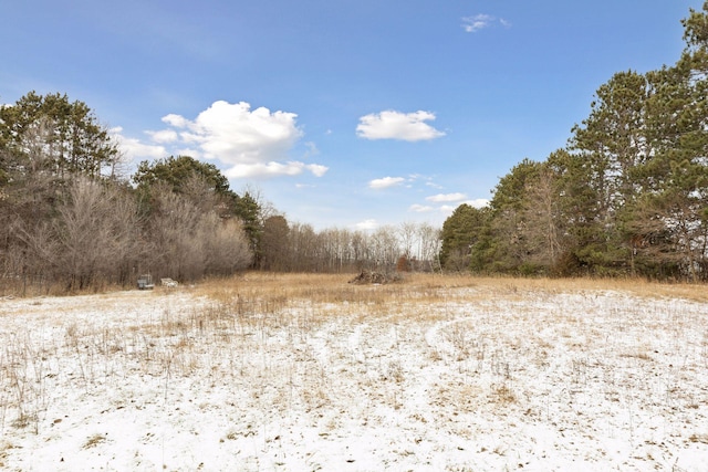 view of snowy landscape