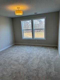 spare room with carpet