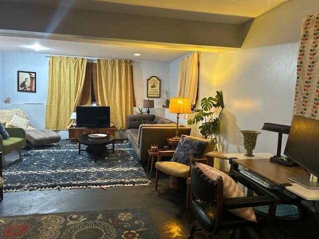 view of living area