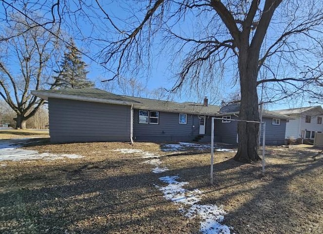 view of rear view of house