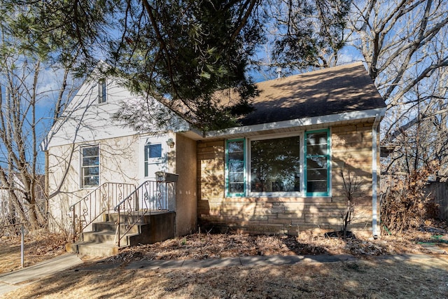 view of bungalow-style home