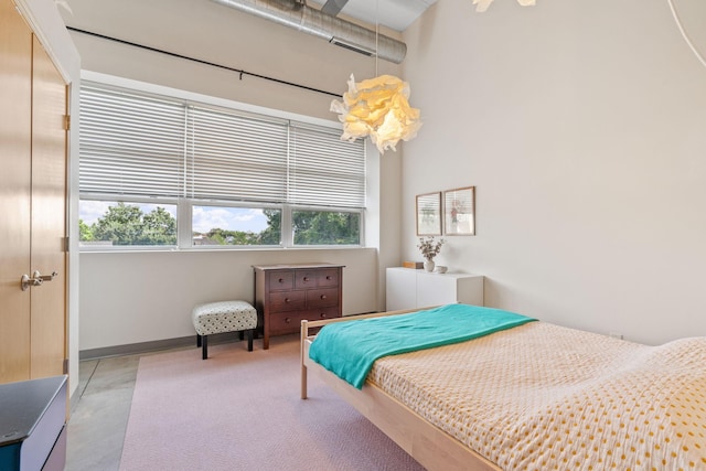 bedroom with a closet