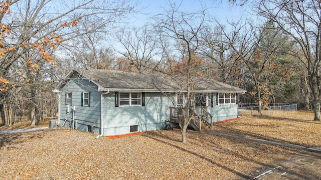 view of bungalow-style home