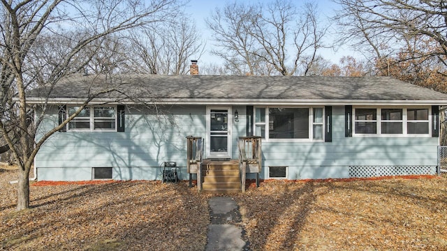 view of front of property