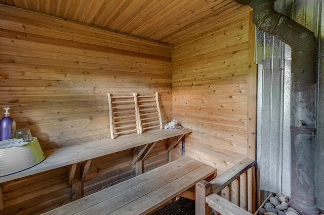 view of sauna / steam room