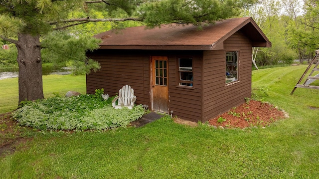 view of outbuilding featuring an outbuilding