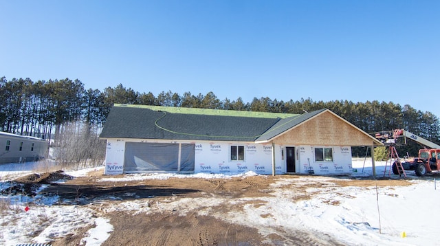 view of property in mid-construction