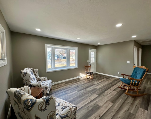 912 Oakley St, Luverne, MN 56156 - living area with hardwood / wood-style floors