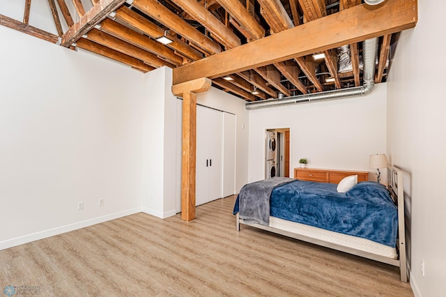 bedroom featuring hardwood / wood-style flooring