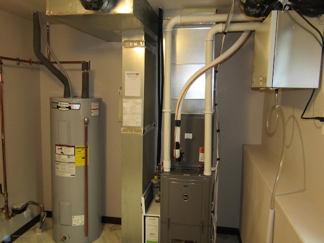 utilities with water heater