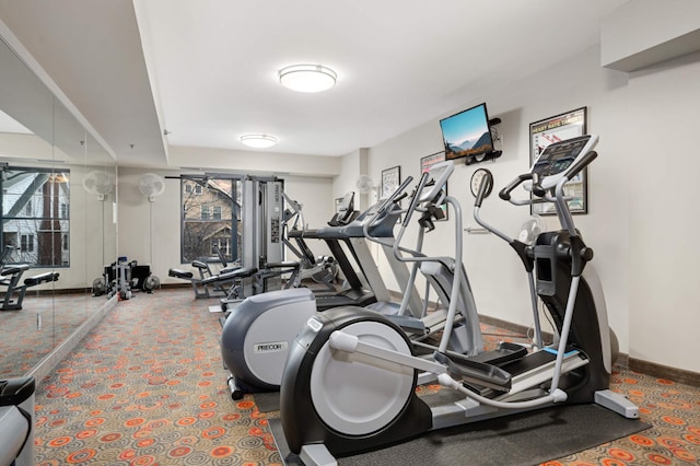 317 Groveland Ave Unit 700, Minneapolis, MN 55403 - gym with baseboards
