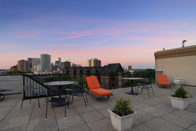 317 Groveland Ave Unit 700, Minneapolis, MN 55403 - view of patio / terrace with a view of skyline
