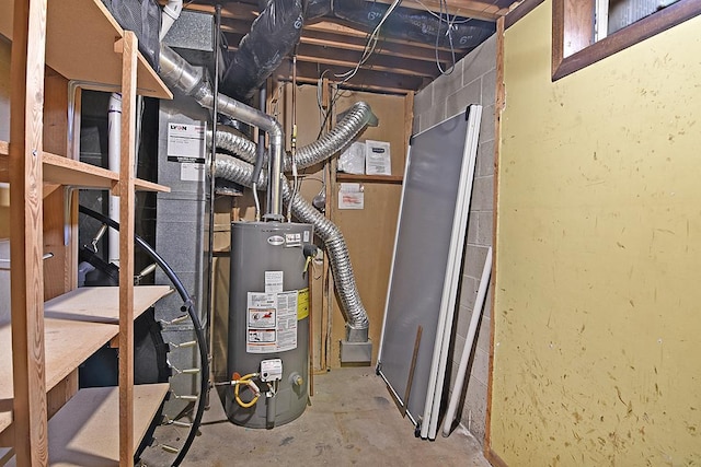 utilities with gas water heater