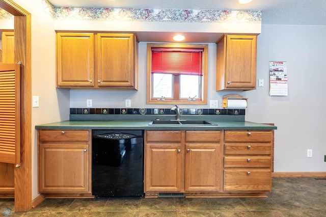 kitchen with dishwasher and sink