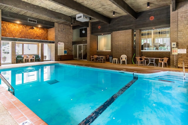 2800 Hamline Ave N Unit 150, Roseville, MN 55113 - view of swimming pool with a pool with connected hot tub