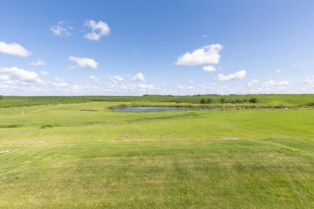 view of nature with a water view and a rural view