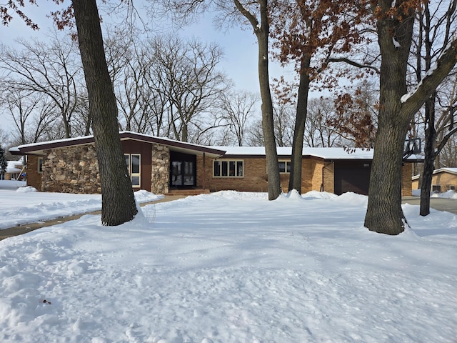 view of ranch-style home