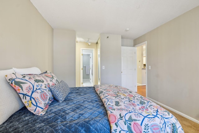 bedroom with carpet flooring