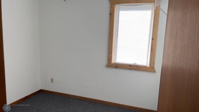 carpeted empty room featuring plenty of natural light